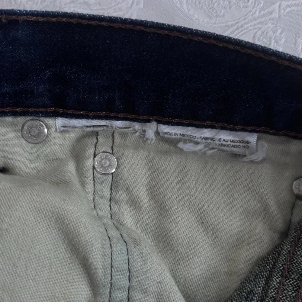 Levis‎ 514 Straight Fit Mens Jeans Dark Wash Indigo Blue W32 L34 Denim Pants